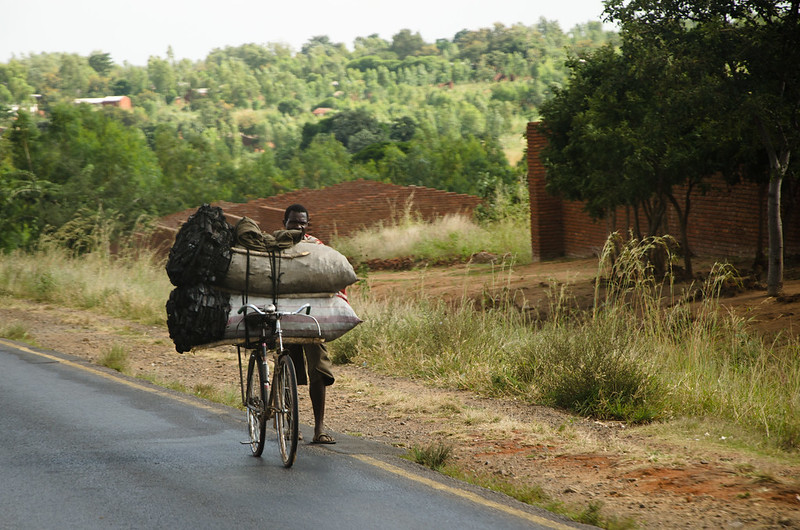 Charcoal for sale, Malawi - courtesy C Carmichael